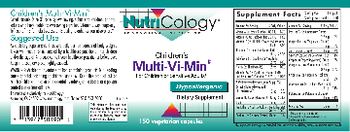 NutriCology Children?s Multi-Vi-Min - supplement