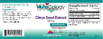 NutriCology Citrus Seed Extract 125 mg - supplement