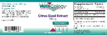 NutriCology Citrus Seed Extract 250 mg - supplement