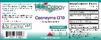 NutriCology Coenzyme Q10 50 mg with Vitamin C - supplement