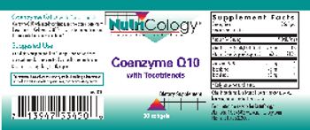 NutriCology Coenzyme Q10 with Tocotrienols - supplement