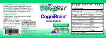 NutriCology CogniBrain Neuro Formula - supplement