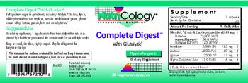 NutriCology Complete Digest with Glutalytic - supplement