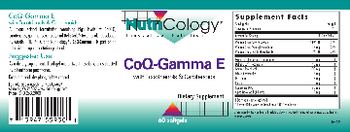 NutriCology CoQ-Gamma E with Tocotrienols & Carotenoids - supplement