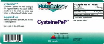 NutriCology CysteinePep - supplement