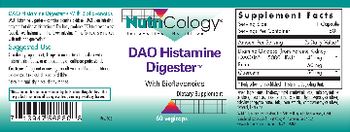 NutriCology DAO Histamine Digester with Bioflavonoids - supplement
