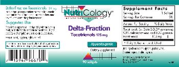 NutriCology Delta-Fraction Tocotrienols 125 mg - supplement