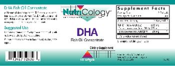 NutriCology DHA Fish Oil Concentrate - supplement