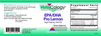 NutriCology EPA/DHA Pro Lemon - supplement