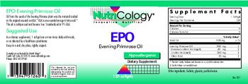 NutriCology EPO Evening Primrose Oil - supplement