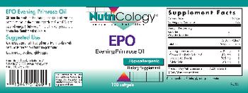 NutriCology EPO Evening Primrose Oil - supplement