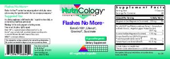 NutriCology Flashes No More - supplement