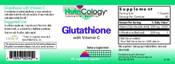NutriCology Glutathione with Vitamin C - supplement