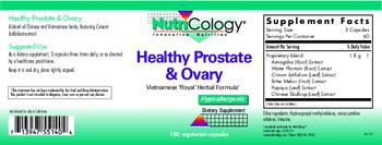 NutriCology Healthy Prostate & Ovary - supplement