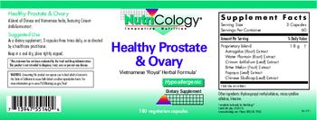 NutriCology Healthy Prostate & Ovary - supplement
