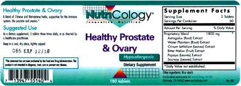 NutriCology Healthy Prostate & Ovary - supplement