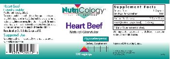 NutriCology Heart Beef Natural Glandular - supplement
