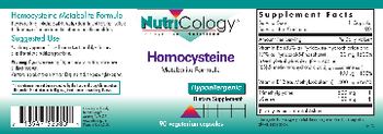 NutriCology Homocysteine - supplement