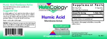 NutriCology Humic Acid Membrane-Active - supplement
