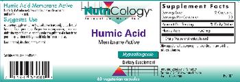 NutriCology Humic Acid Membrane Active - supplement