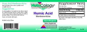 NutriCology Humic Acid - supplement
