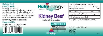 NutriCology Kidney Beef - supplement