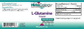 NutriCology L-Glutamine Powder - supplement