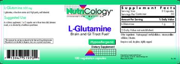 NutriCology L-Glutamine - supplement