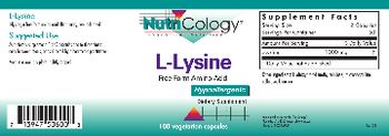 NutriCology L-Lysine - supplement