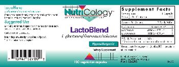 NutriCology LactoBlend - supplement