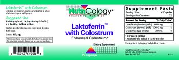 NutriCology Laktoferrin with Colostrum - supplement