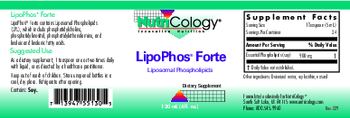 NutriCology LipoPhos Forte - supplement