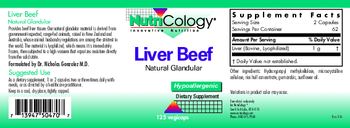NutriCology Liver Beef - supplement