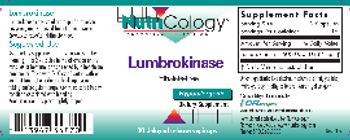NutriCology Lumbrokinase - supplement