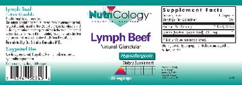 NutriCology Lymph Beef - supplement