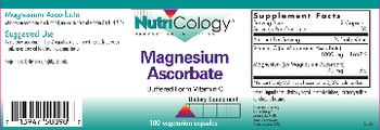 NutriCology Magnesium Ascorbate - supplement