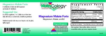 NutriCology Magnesium Malate Forte - supplement
