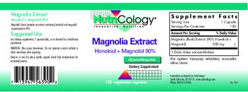NutriCology Magnolia Extract Honokiol + Magnolol 90% - supplement