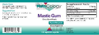 NutriCology Mastic Gum - supplement