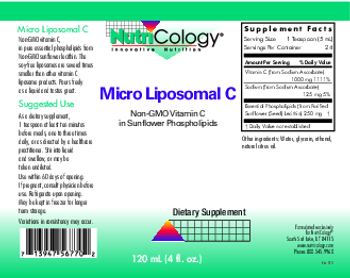 NutriCology Micro Liposomal C - supplement