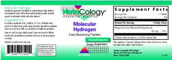 NutriCology Molecular Hydrogen - supplement