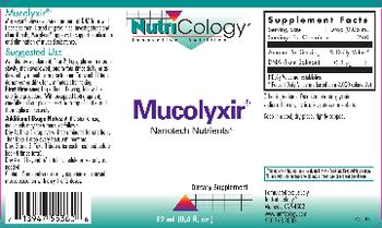 NutriCology Mucolyxir - supplement