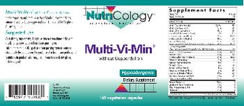 NutriCology Multi-Vi-Min without Copper & Iron - supplement