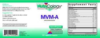 NutriCology MVM-A with Antioxidants - supplement