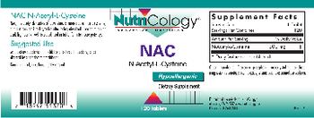 NutriCology NAC N-Acetyl-L-Cysteine - supplement