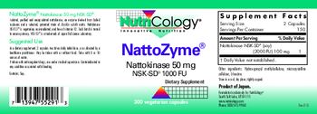 NutriCology NattoZyme Nattokinase 50 mg NSK-SD 1000 FU - supplement