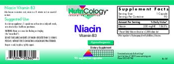 NutriCology Niacin - supplement