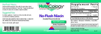 NutriCology No-Flush Niacin - supplement