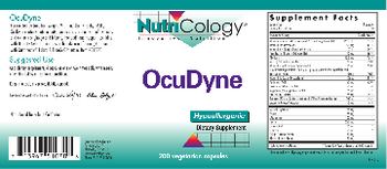 NutriCology OcuDyne - supplement