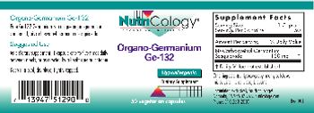 NutriCology Organo-Germanium Ge-132 - supplement